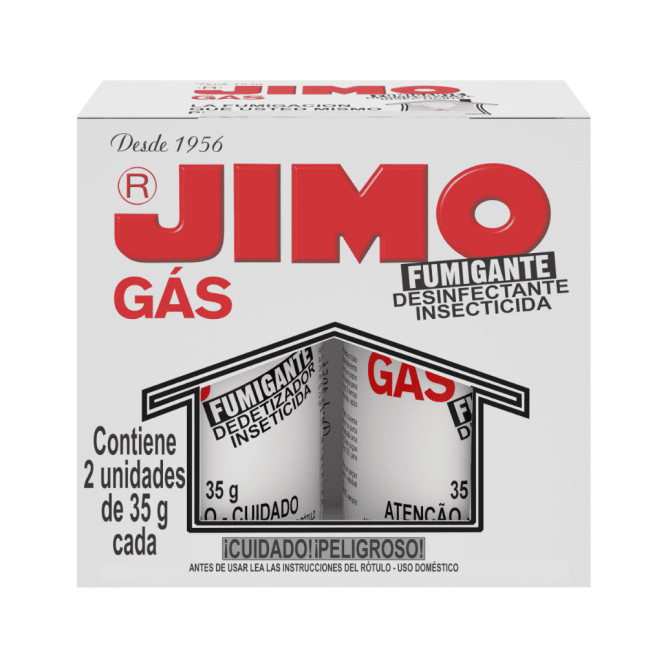 Jimo Gas Fumigante Doméstico - 2 Tubos