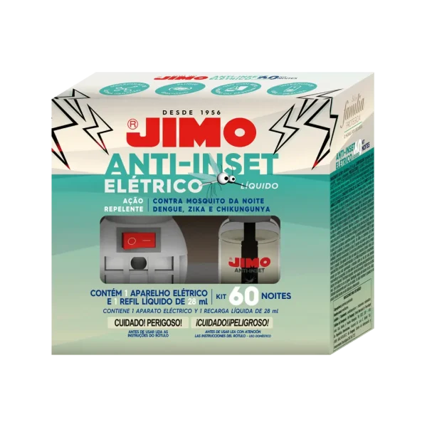 Jimo Anti-Insect 60 noches - Aparato con recarga liquida y pastillas