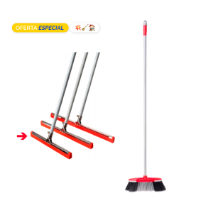Lampazo 35cm Liao + Escoba 1.30mts